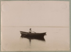 boy on the boat